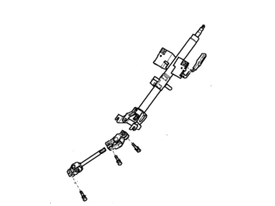 Kia 0K2AA3210XA Shaft Assembly-Steering