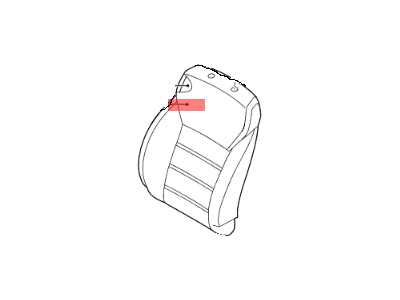 Kia 88460C6000C61 Front Back Covering Assembly Right