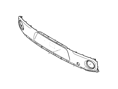 Kia 86695B2600 Cover-Rear Bumper, Center