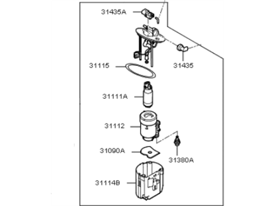 Hyundai 31120-F5000 Pump Assembly-Fuel