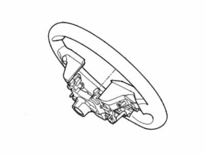 Kia 56120D9AA0KA1 Steering Wheel Body