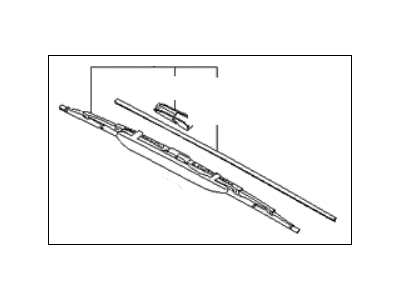 Kia 983501D000 Driver Windshield Wiper Blade Assembly