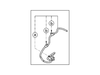 Kia 254513W000 Hose-Radiator To Reserve