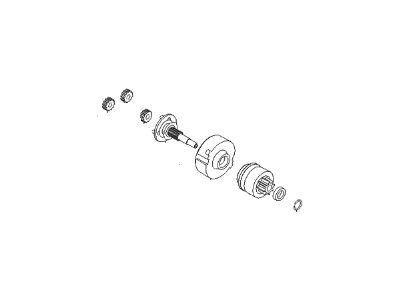 Kia 3614023171 Shaft Assembly-Clutch