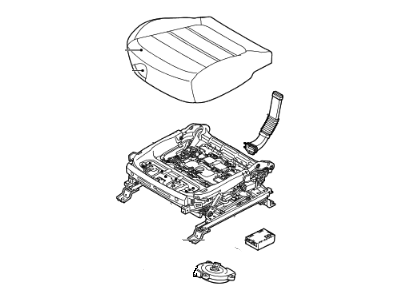 Kia 88100C6000C61 Cushion Assembly-Front Seat