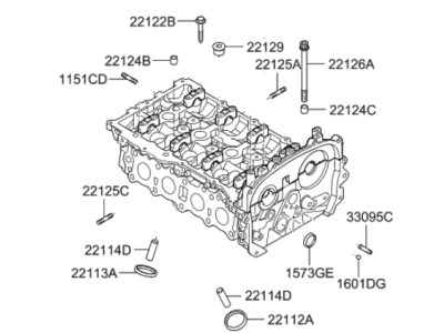 Kia 432Z42CH00 Head Assembly-Cylinder