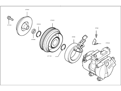 Kia 977010E125 Compressor Assembly