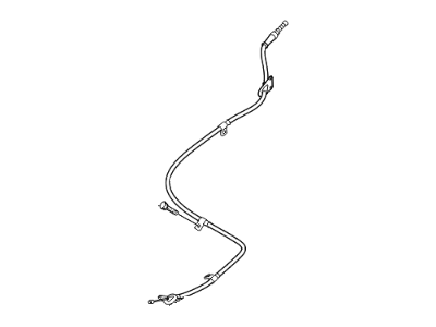 Kia 597703Q300 Cable Assembly-Parking Brake