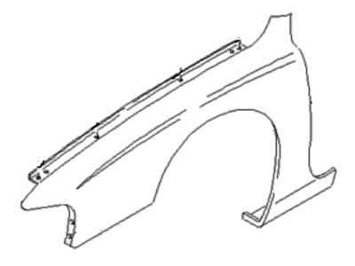 Kia 0K2AA52111 Panel-FFENDER, RH