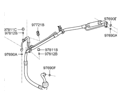 Kia 97777L3300 Suction Tube Assembly