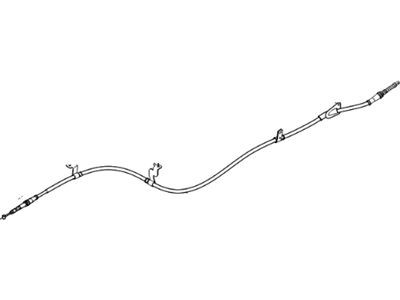 Kia 597601U600 Cable Assembly-Parking Brake