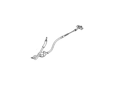 Kia 597501U600 Cable Assembly-Parking Brake