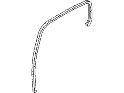 Kia 0K07773605 Chan-Glass Run, LH