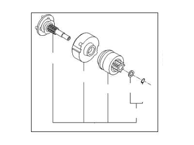 Kia 361402E500 Clutch Set