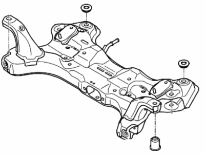 Kia 62405A7000 Crossmember Complete
