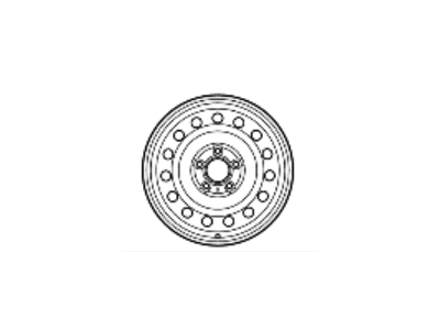 Kia 529103S910 Wheel Assembly-Temporary