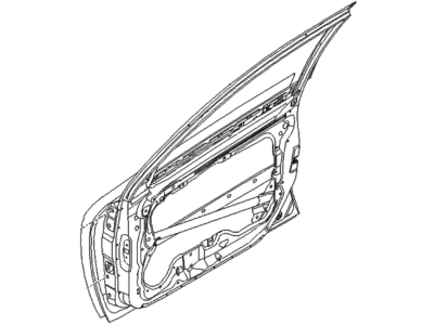 Kia 760042F010 Panel Assembly-Front Door RH