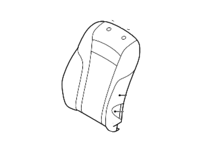 Kia 88360J6020ECJ Front Back Covering Assembly