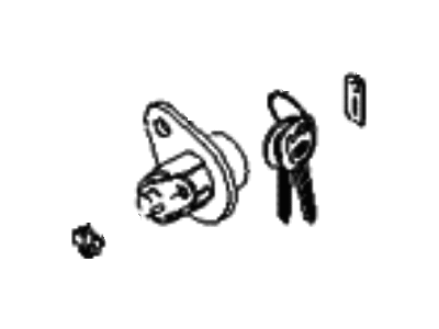 Kia 0K2A176930 Trunk Key Sub Set