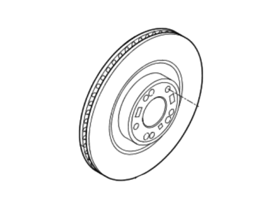 Kia 517123N600 Disc-Front Wheel Brake