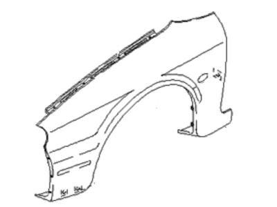 Kia 0K2DJ52111 Fender Assembly-F, RH