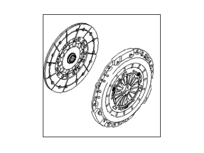 Hyundai 41200-24300 Disc & Clutch Cover Assembly