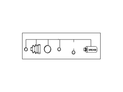 Kia 495953F030 Boot Set-In Joint, RH