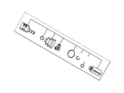 Kia 495923F030 Joint Set-Inner, RH