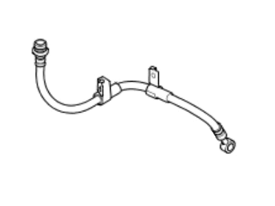 Kia 587314D000 Brake Front Hose, Left