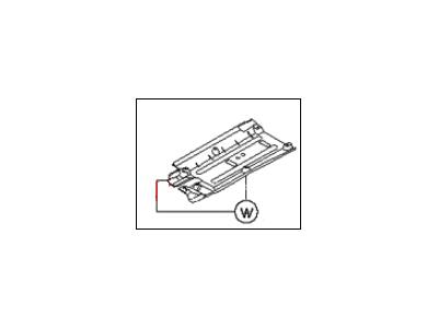 Kia 841454U000 Under Cover Assembly, RH