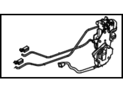 Kia 0K2A272310 Rear Door Latch Assembly, Right