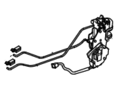 Kia 0K2A273310 Rear Door Latch Assembly, Left
