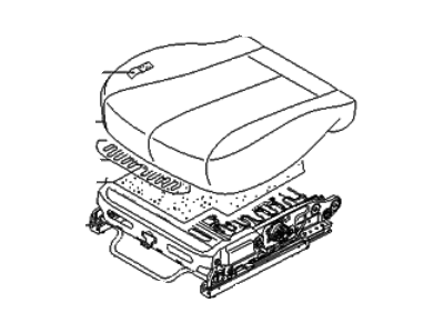 Kia 882004D410CS2 Cushion Assembly-Front Seat