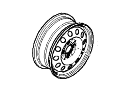 Kia 5291023240 Wheel Assembly-Steel
