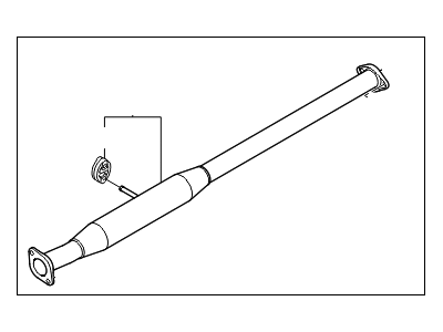 Kia 286503W550 Center Exhaust Pipe