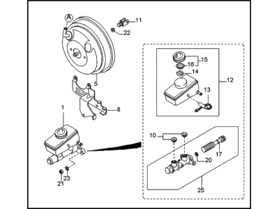 Kia 0K08043950 Master VACASSY