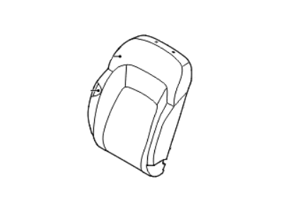 Kia 883603W200EAN Front Seat Back Passenge Covering
