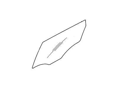 Kia 83421B2020 GLASS-REAR DOOR WIND