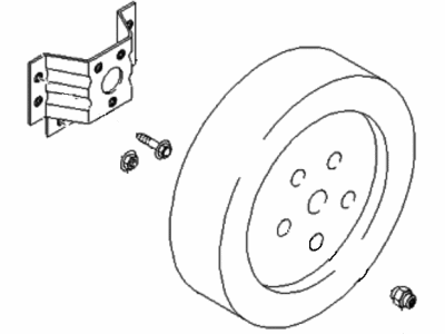 Kia 0K08156910 Hinge-Up