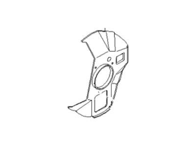 Kia 0K01133261D Splash Shield Right