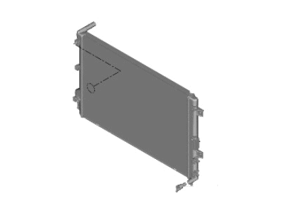 Kia 253L0AO200 RADIATOR ASSY-LOW TE