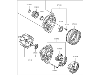 Kia 373002B300 Generator Assembly