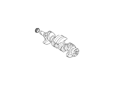 Kia 231102B710H CRANKSHAFT Assembly