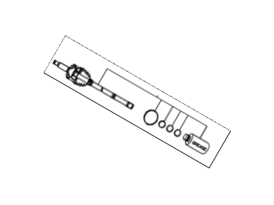 Kia 495912G000 Joint Set-Outer, RH