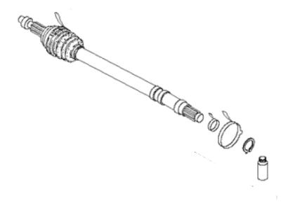 Kia 0K01222510B Joint Set-Outer