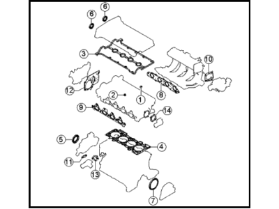 Kia K0AB110270 Gasket Set