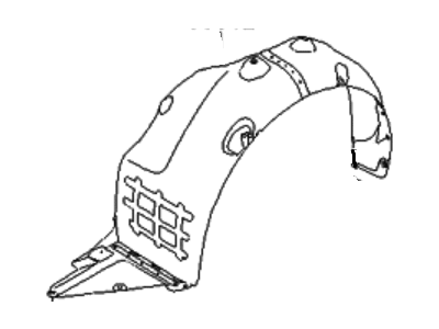 Kia 868124C000 Guard Assembly-Front Wheel