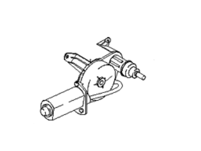 Kia 0K53Z67450 Rear Wiper Motor & Bracket