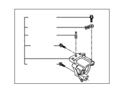 Kia 216103E003 Engine Support, Front Bracket