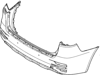 Kia 86610C6200 Rear Bumper Cover